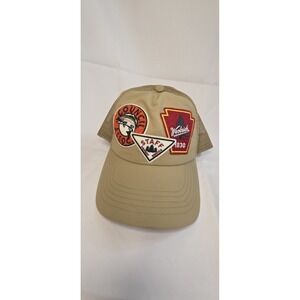 Woolrich Council Staff Patch Snap Back Mesh Trucker Hat Fishing Hunting Outdoor